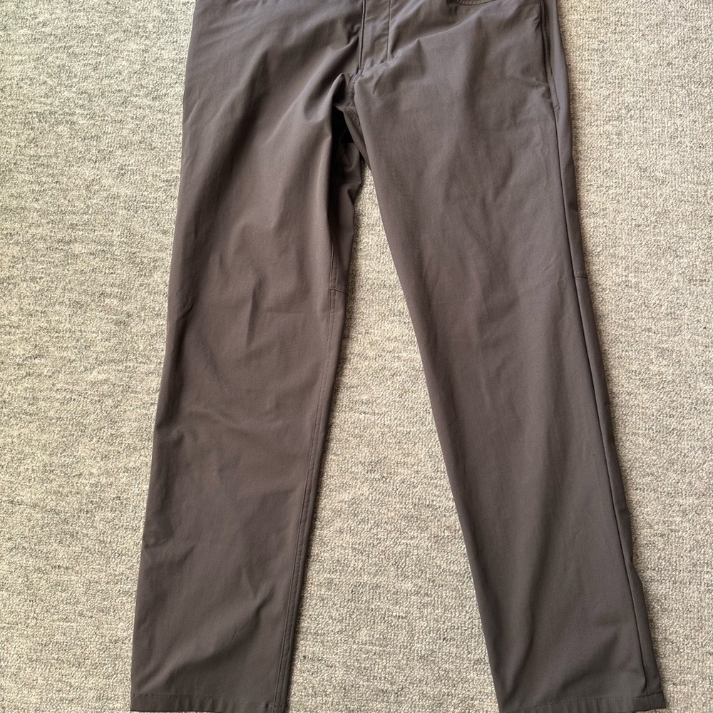 Lululemon Men's 5 Pocket Pants Warpstreme Obsidian Size 34 x 32